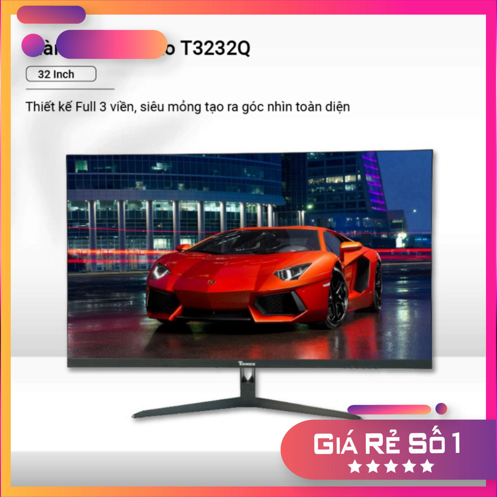 Sale Màn hình máy tính 32 inch 2K Tomko T3232Q Tần số quét 75HZ Tấm nền IPS - Hàng chính hãng nhanh giao hàng nhanh toàn