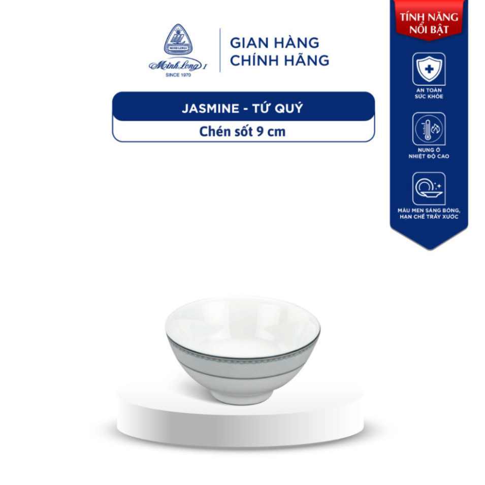 Chén, Bát Ăn Cơm Sứ Minh Long - Jasmine - Tứ Quý - 11.5 cm