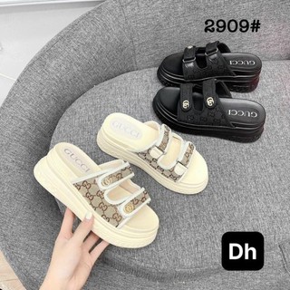 Dép nữ đế cao 2 quai thời trang gót 7p hàng vnxk