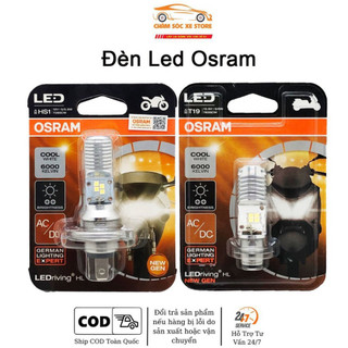 Bóng đèn led osram t19 m5 và h4 tăng sáng trắng cho các dòng xe máy