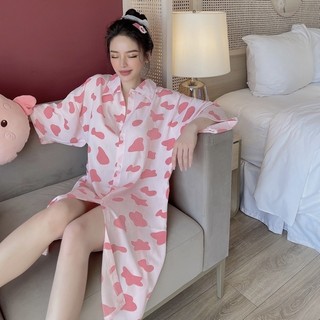 Váy Ngủ Lụa Bò Sữa Chất Liệu Cao Cấp