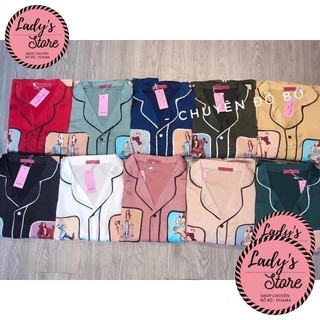 [FREE SHIP] ẢNH THẬT Bộ lụa phối hình cô gái