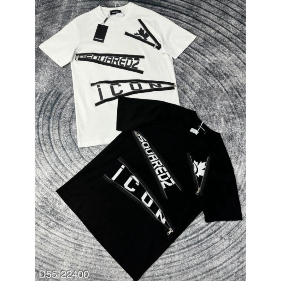 Áo Phông Icon Nam Phối Khóa Chéo Siêu Đẹp - Áo DSQ Icon Nam Mix Khọa Độc Lạ #Hot #2024