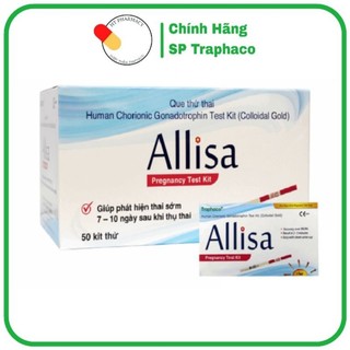 1 hộp 50 Que thử thai Alisa Traphaco - Nhanh Chính Xác - Che Tên Sản Phẩm Khi Giao