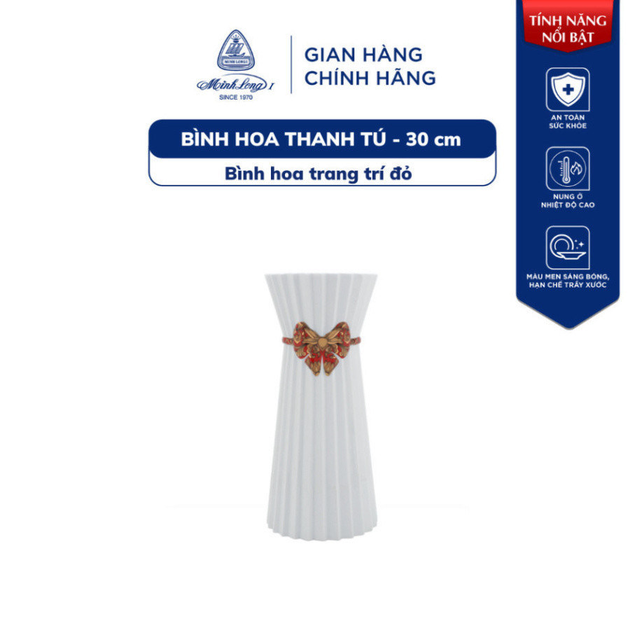 Bình Hoa Sứ thời thượng Minh Long - Thanh Tú