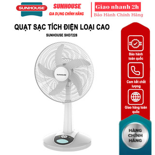 Quạt sạc tích điện Sunhouse SHD7228