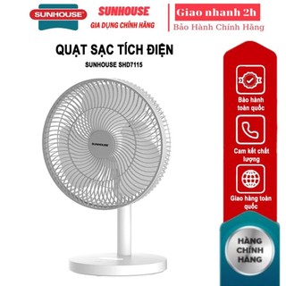 Quạt sạc tích điện Sunhouse SHD7115