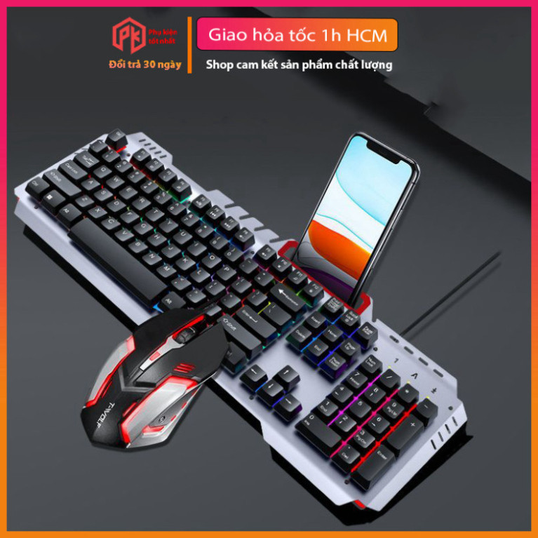 Combo bàn phím Giả Cơ + Chuột T-wolf Tf600 Usb Chuyên Game | BigBuy360 - bigbuy360.vn