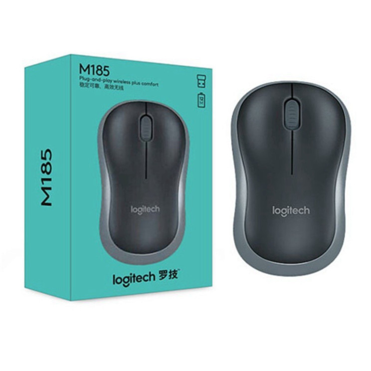 Chuột Không Dây Logitech M185 1000DPI 2.4GHz Cho PC / Laptop | BigBuy360 - bigbuy360.vn