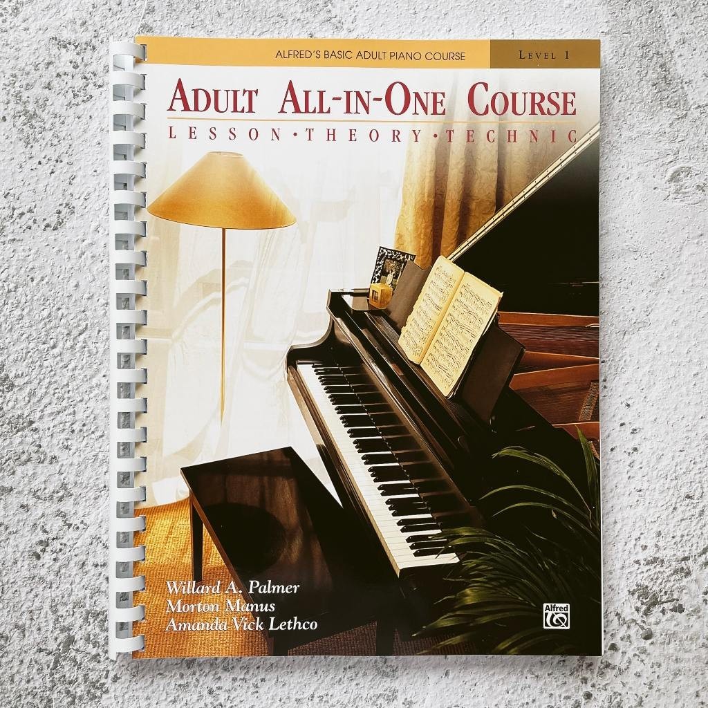 Sách - [AUTHENTIC 100%] Alfred - Adult All-In-One Piano Course Level 1 / Level 2 / Level 3