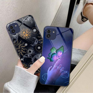 Ốp lưng kính cường lực Samsung A03 in hình 3D bầu trời mộng mơ. Vỏ lưng SS GALAXY cao cấp LOẠI 1 .