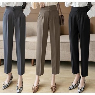 Quần baggy công sở phối chun sau cạp cao siêu tôn dáng, quần tây công sở đẹp - totosa_tt10