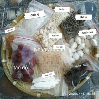 Set sâm bổ lượng túi 400gram 10món