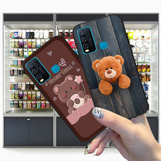 Ốp Vivo Y30 / Y50 in hình 3D gấu , ghép hình dễ thương siêu bền .