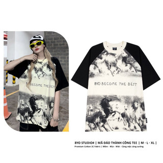 Áo Thun 8YO Mã Đáo Thành Công Art Tee Cotton Cao Cấp Local Brand Unisex Nam Nữ Oversize Hottrend 2024