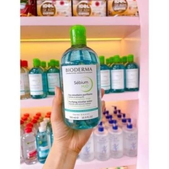 Nước Tẩy Trang Bioderma H2O Chính Hãng Cho Da Dầu Mụn Và Da Nhạy Cảm 500ml