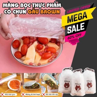 Màng bọc thực phẩm co giãn tái sử dụng có chun bọc đồ ăn rất nhanh.(....K1h3o5....)