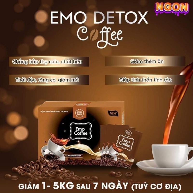 Cà Phê Giảm Cân Emo Detox / Giảm cân Emoslim