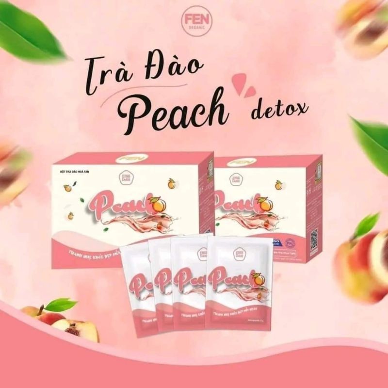 Giảm Cân Emo Detox Vị Đào - Giảm cân Emoslim 2 hộp