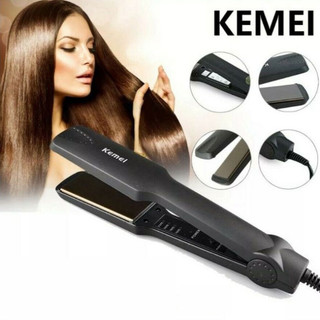 Máy ép tóc kemei chính hãng uốn duỗi tóc 4 mức nhiệt dễ dàng sử dụng tiện lợi