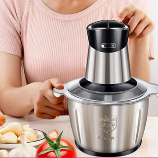 Máy xay thịt inox 304 - máy xay thịt đa năng công suất 250w đa năng 4 lưỡi sắc bén