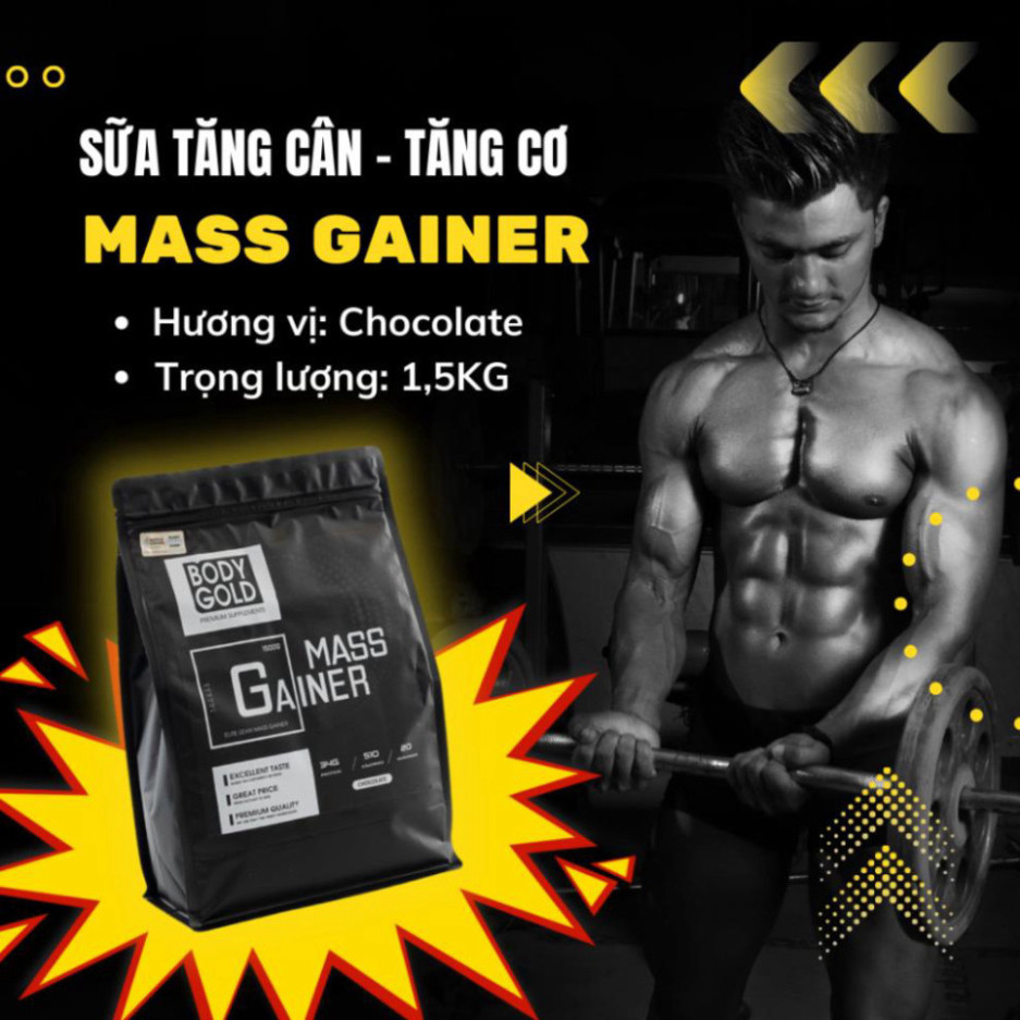 Mass Gainer Hight Protein Sữa Tăng Cân Tăng Cơ Body Gold túi 1