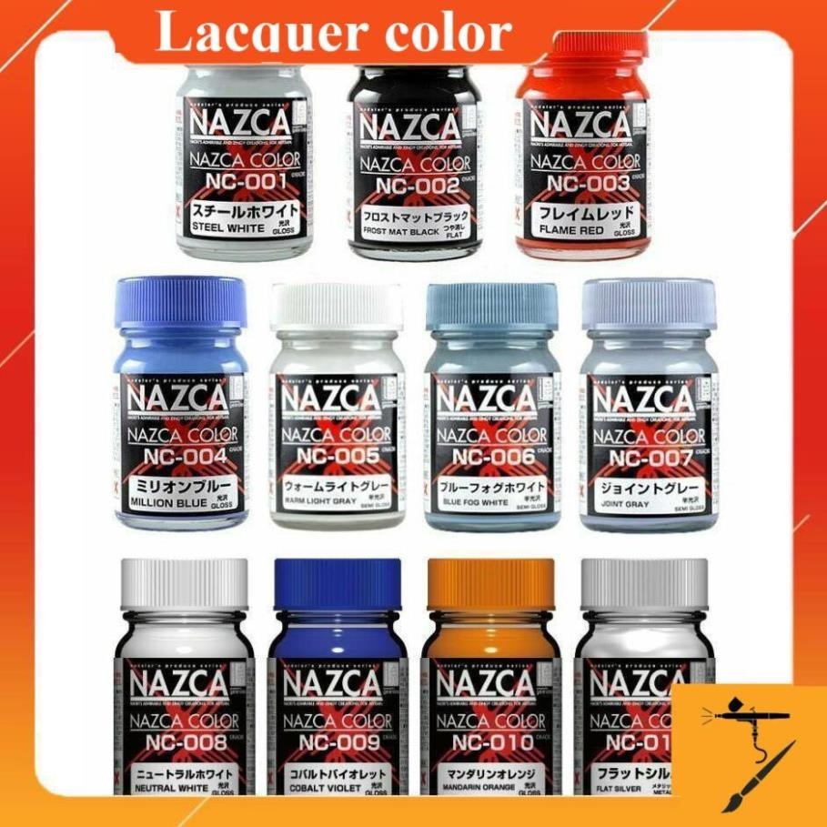 Gaia Nazca Color - Sơn Lacquer Cao Cấp Cho Gunpla Gundam Airbrush Model Kit Nhật Bản