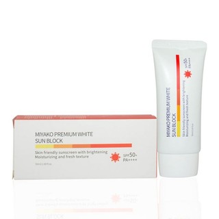 Kem Chống Nắng SPF50 PA++++50ml - Miyako Premium White Sun Block 50ml