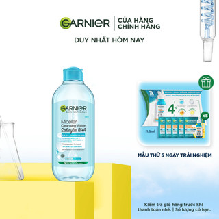 Nước Tẩy Trang làm sạch sâu dịu nhẹ cho mọi loại da - Garnier Micellar Cleansing Water 400ml