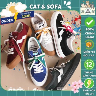 Giày cat & sofa chính hãng - giày nam, giày nữ thể thao cat and sofa × easc canvas shoes phong cách