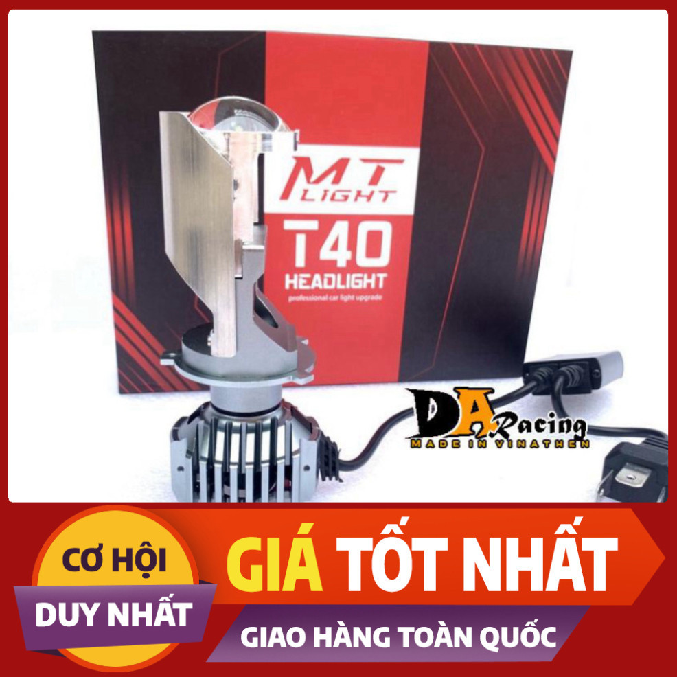 Đèn Pha LED Bi Cầu Mini H4 T40/F40 ( New ) Công Xuất 40w Lắp Ô tô, Xe Máy