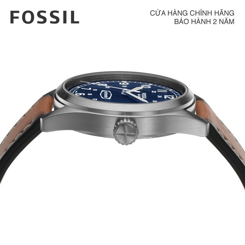 Đồng hồ nam Fossil Defender dây da, mặt 40 MM, màu nâu, FS5975
