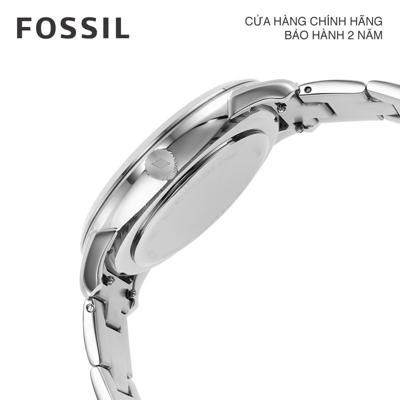 Đồng hồ nam Fossil Neutra Minimalist dây kim loại, mặt 42 MM, màu bạc, FS5907