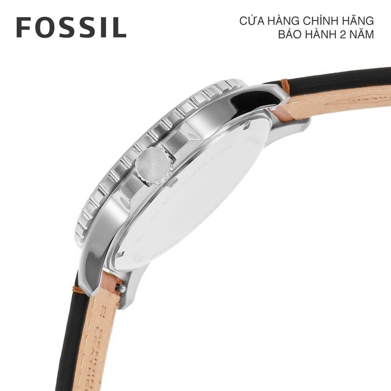 Đồng hồ nam Fossil Fossil Blue dây da, mặt 42 MM, màu nâu, FS5946