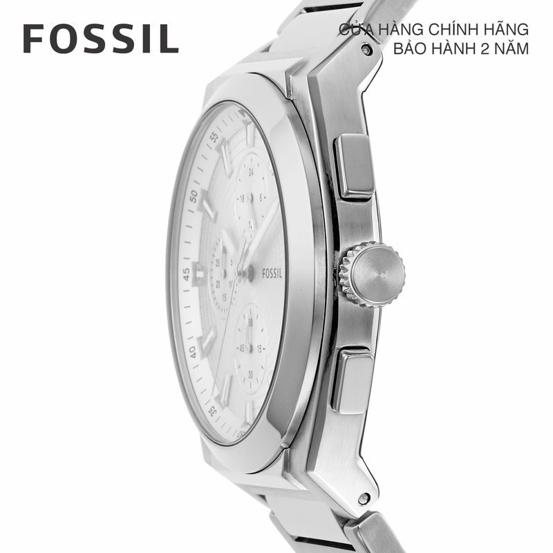 Đồng hồ nam Fossil Everett dây kim loại, mặt 42 MM, màu bạc, FS5795