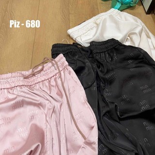 Quần suông lụa chữ m hàng QC
