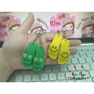 Móc khoá đôi dép đủ màu