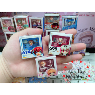 Mô hình box mini nendoroid trang tri bup be 1/12 1/6 ob11 - không có mô hình phía trong