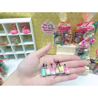 Ly trà sữa mini trang trí nhà búp bê 1:12 1:6