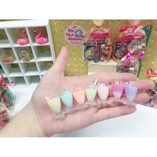 Ly trà sữa mini đủ màu, trang trí nhà búp bê 1:12 1:6