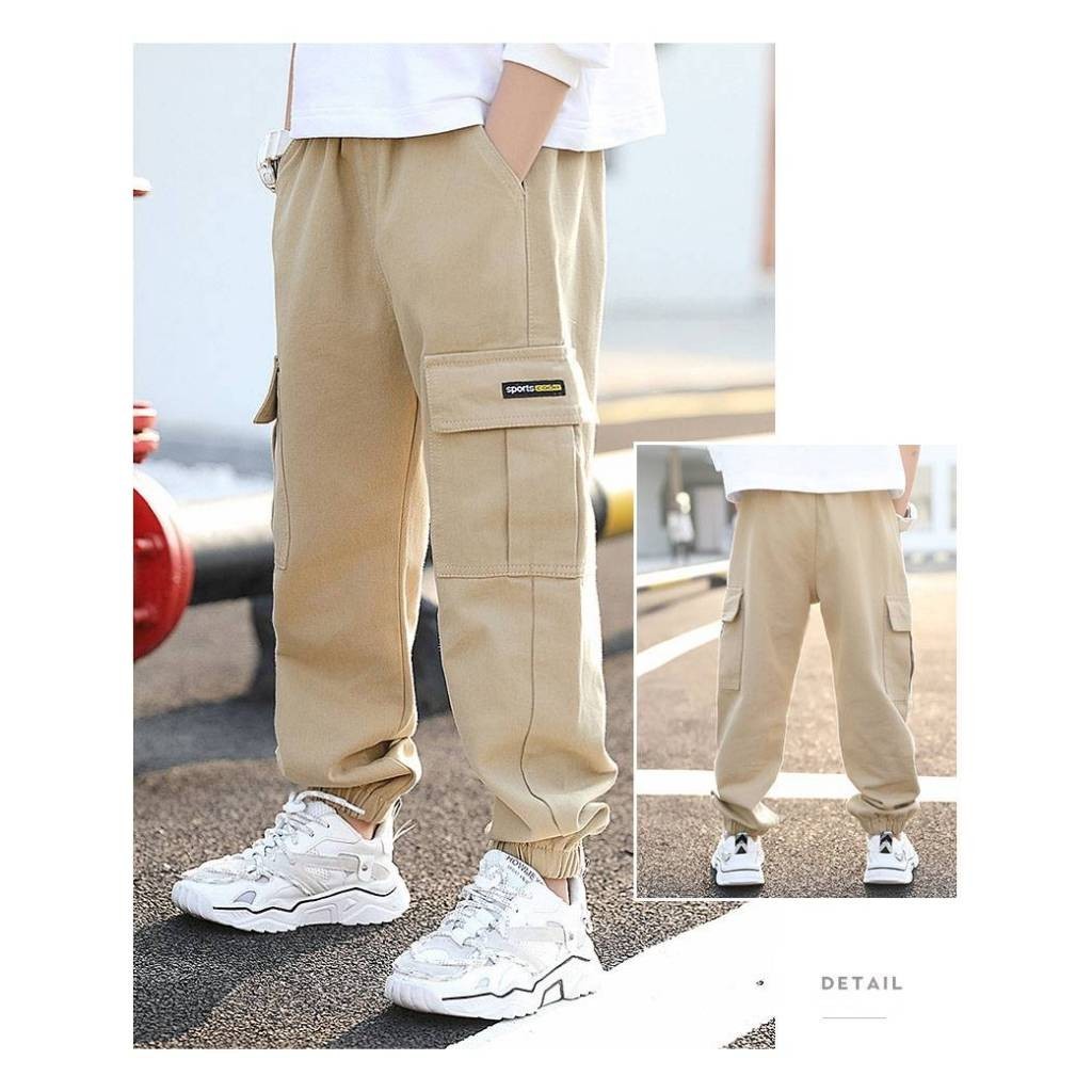  Quần kaki túi hộp jogger mẫu Quảng Châu cho bé trai bé gái M2 