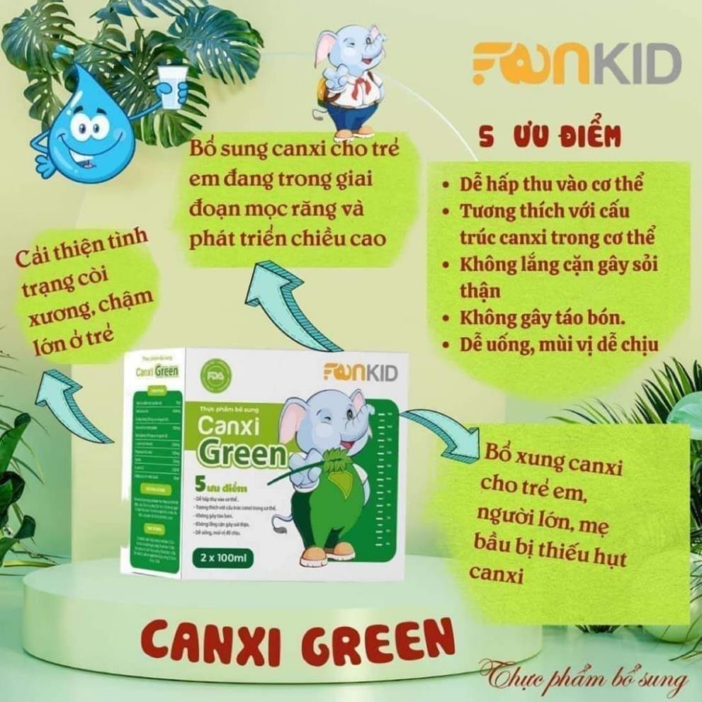 Canxi Green Fankid - canxi hữu cơ faneco 200ml