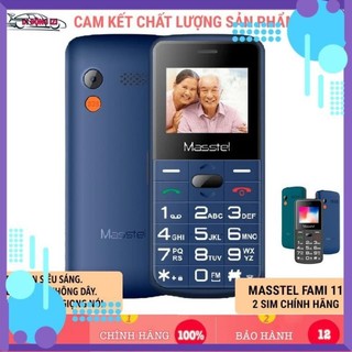 Điện thoại người già masstel fami 11, fami 12 4g, fami 60 - loa to, fm không dây, đọc số bằng giọng nói...