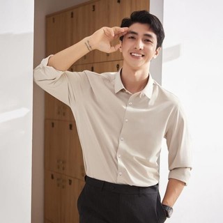 Áo sơ mi dài tay nam TORANO trơn lịch sự