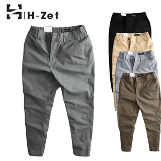 Quần kaki nam form slim fit h-zet - chất vải kaki cotton co giãn hz02