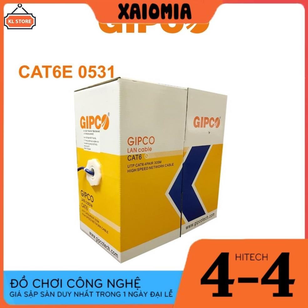 Dây Cable Mạng CAT6 GIPCO - UTP