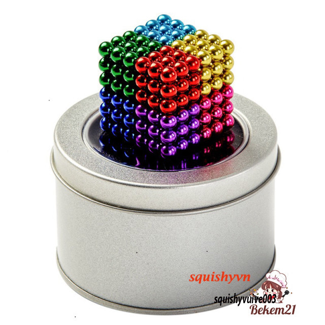 (FULL HỘP) Bộ nam châm từ hút từ Bucky Balls 216 viên đa màu Bộ 216 Quả Bóng nam châm hút từ Nhiều s