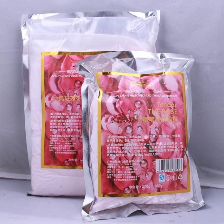 Mặt Nạ Hồng Cánh. Bột Mặt Nạ Hoa Hồng Colagen. Bột Mặt Nạ Noa Hồng Cánh Gói. Mặt Nạ Noa Hồng Cánh Co