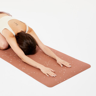 Thảm yoga 185 x 61 cm x 5 mm đỏ gạch decathlon kimjaly mã 8841885