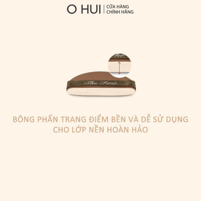 Phấn nước tinh chất vàng 24k OHUI The First Geniture Ampoule Cover Cushion SPF50+ PA+++ 15g (Tặng kèm lõi refill 15g)